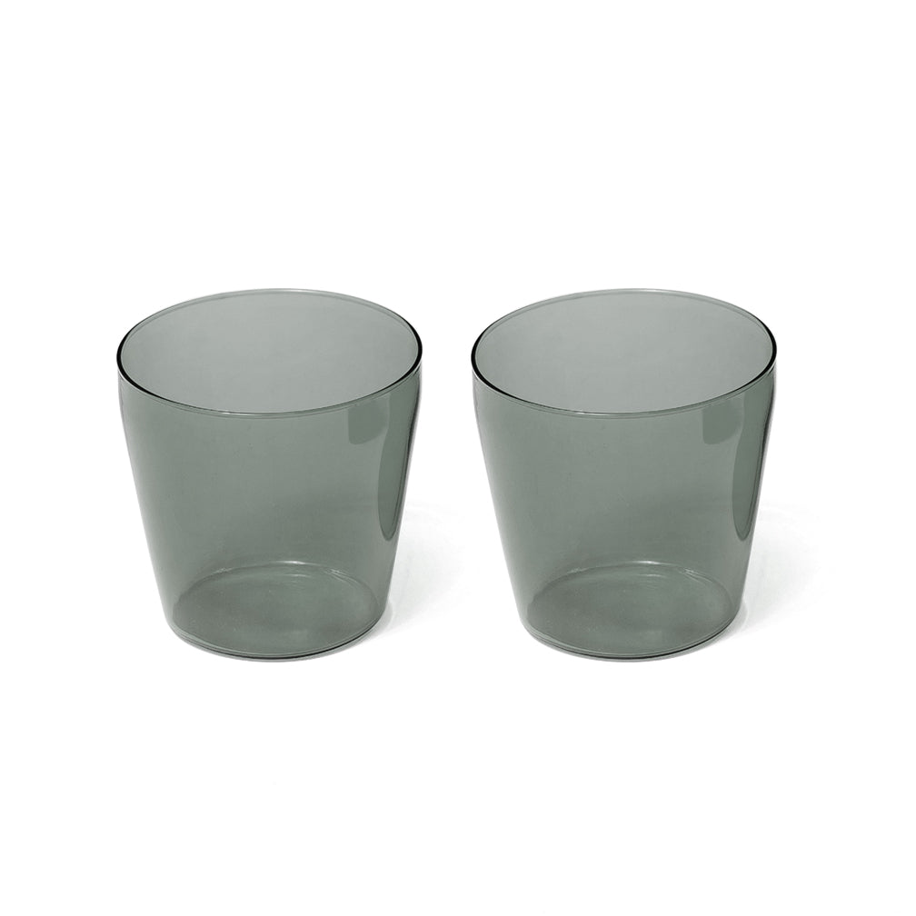 NINE - Milk Trinkglas | grau