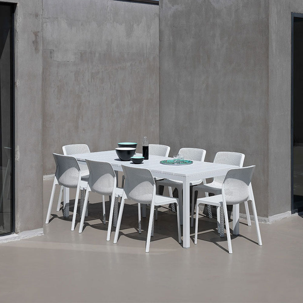 Nardi - Rio Ausziehtisch | 140 / 210 cm / weiß, 210 / 280 cm / weiß