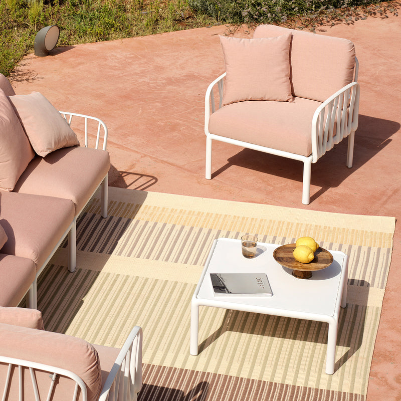 Nardi - Komodo Poltrona Sessel + Komodo Gartentisch 70 x 70 cm
