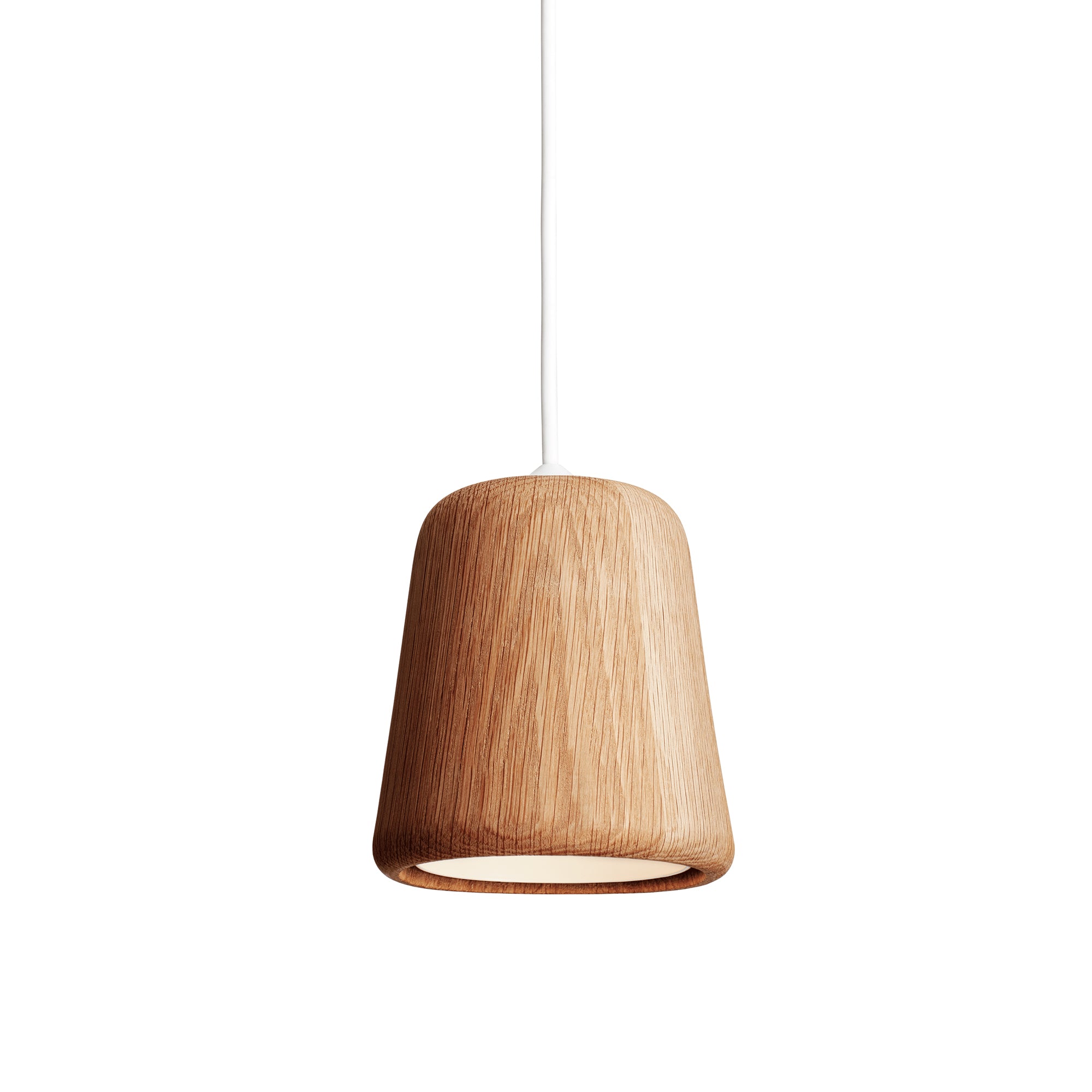 New Works - Material Pendelleuchte | eiche/weiß