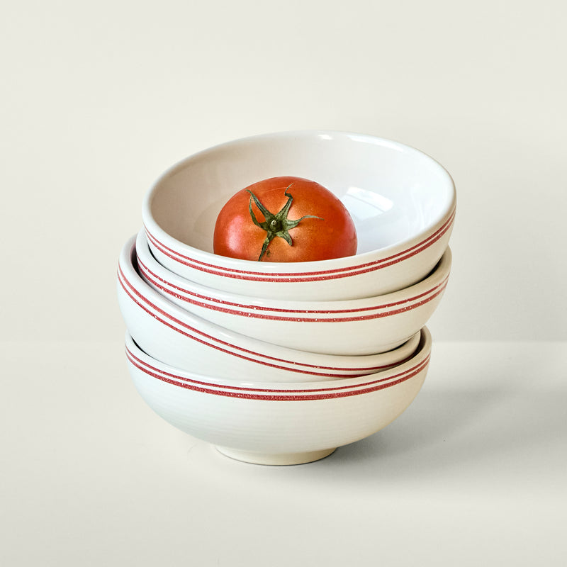 Nicolas Vahé - Bistro Schüssel | rot/weiß