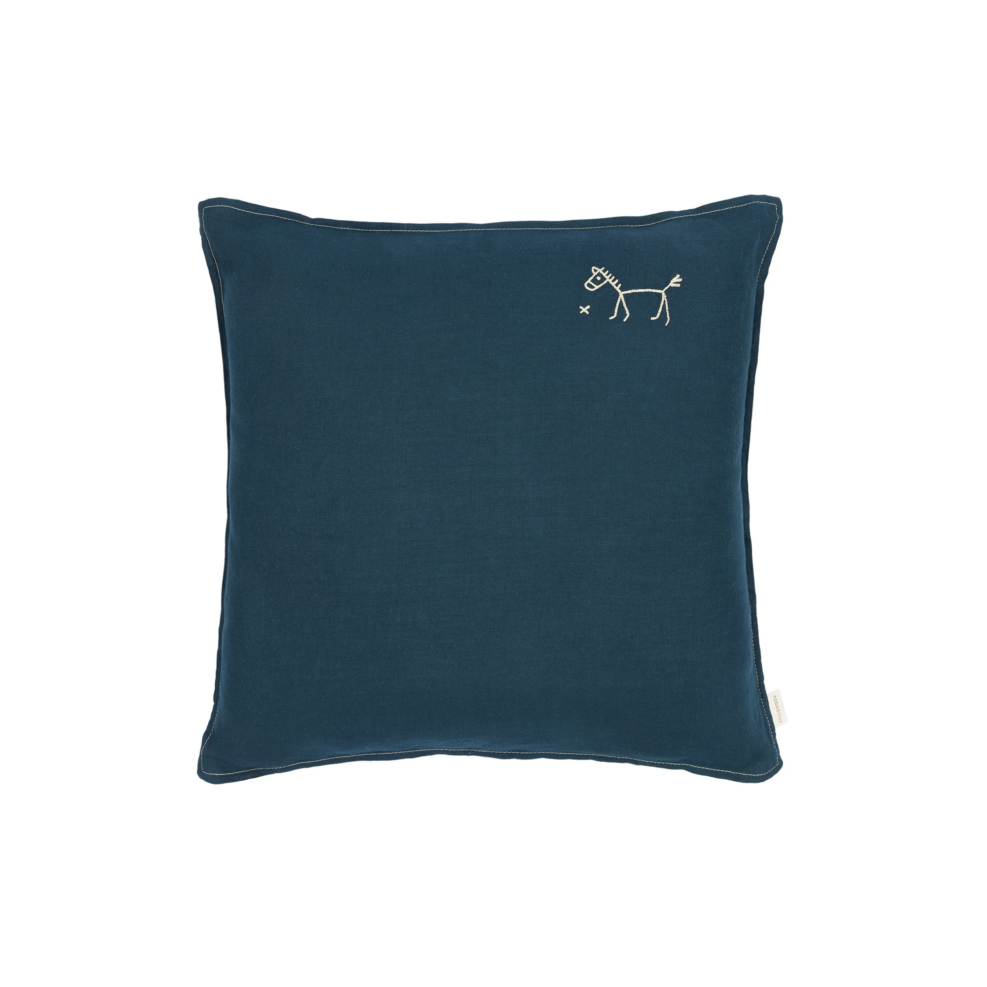 Nobodinoz - L1N0 Kissen | 45 x 45 cm / deep blue