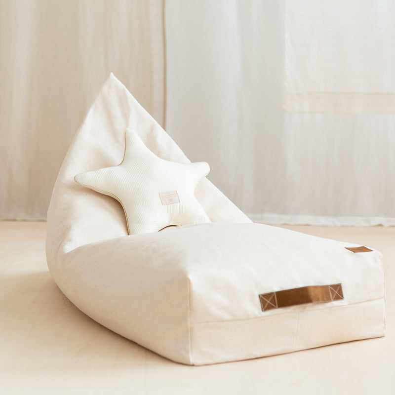 Nobodinoz - Oasis Kinder-Sitzsack | natur