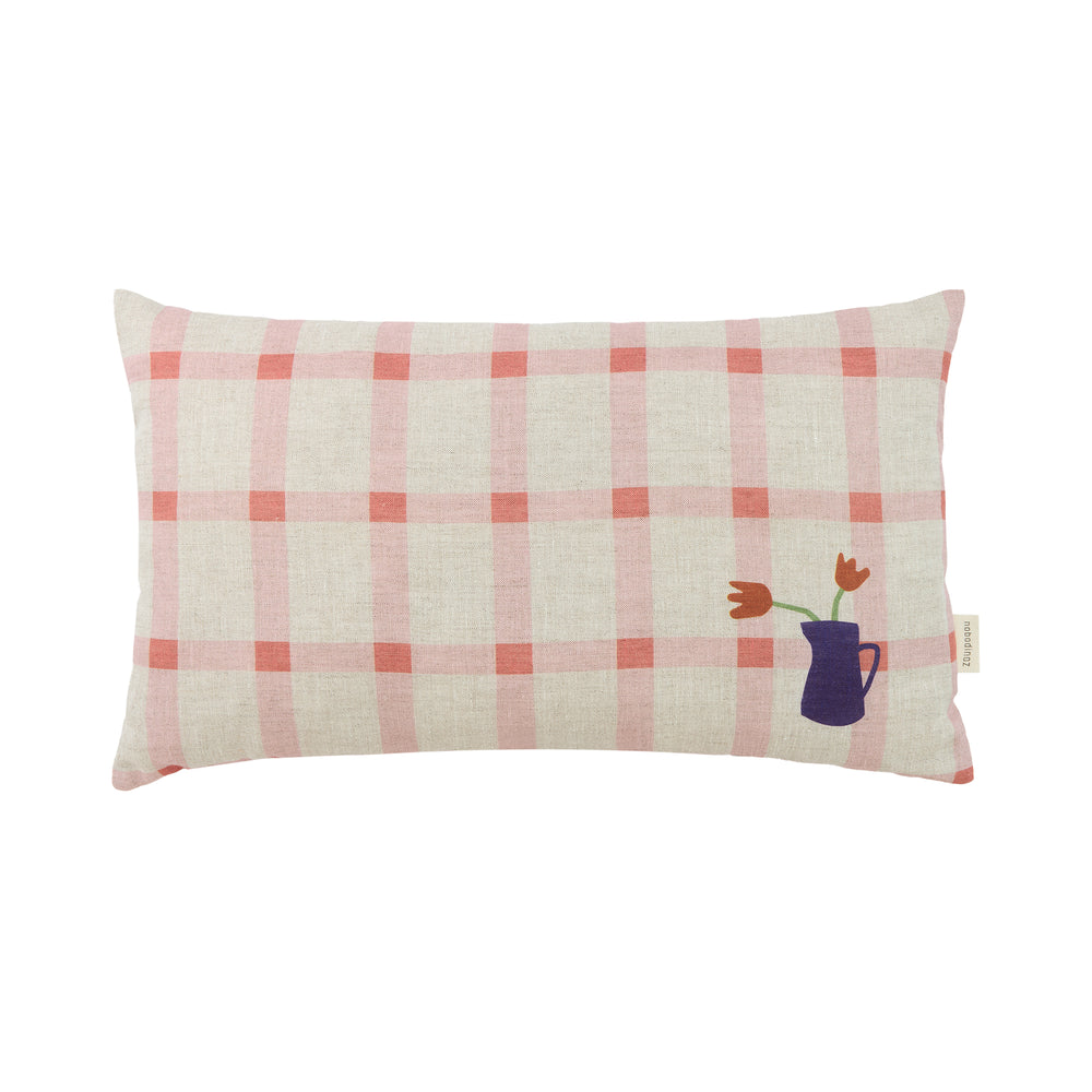 Nobodinoz - Vibes Kissen | 44 x 25 cm / tulpen,pink