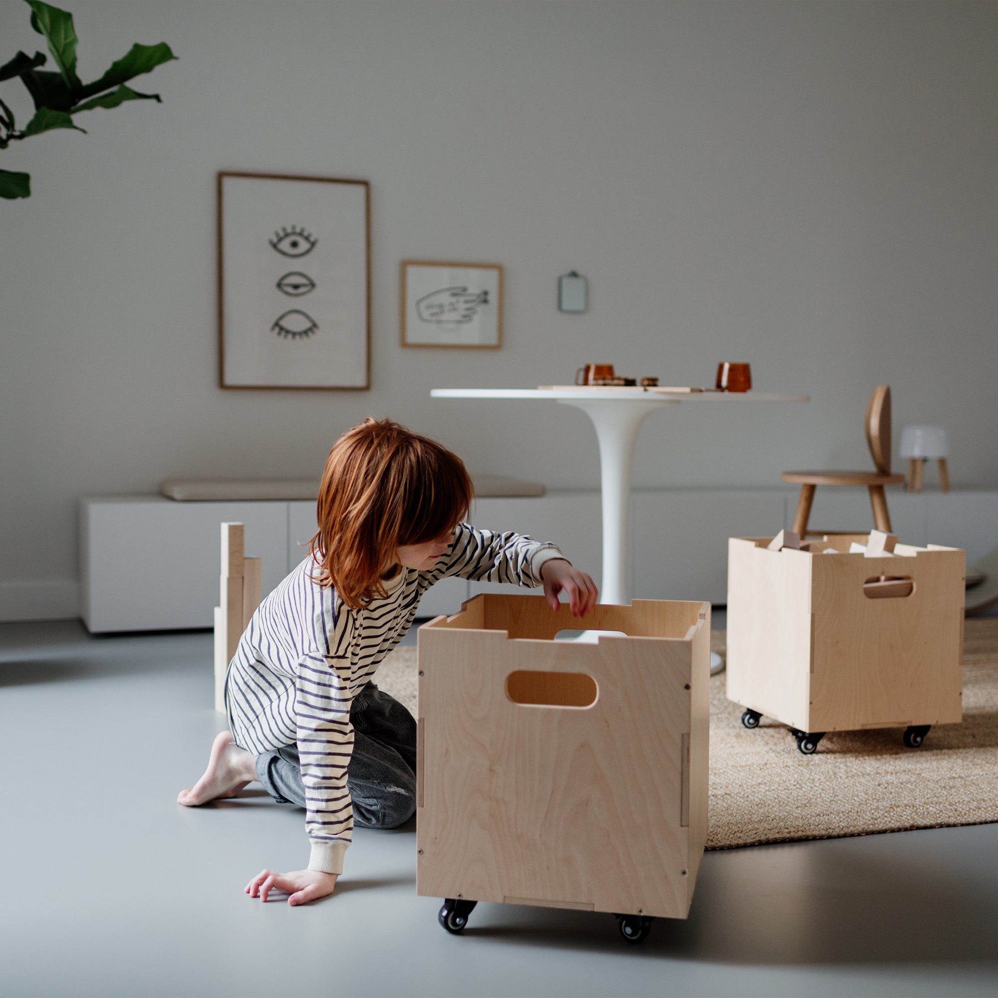 Nofred - Rollen für Cube Aufbewahrungsbox
