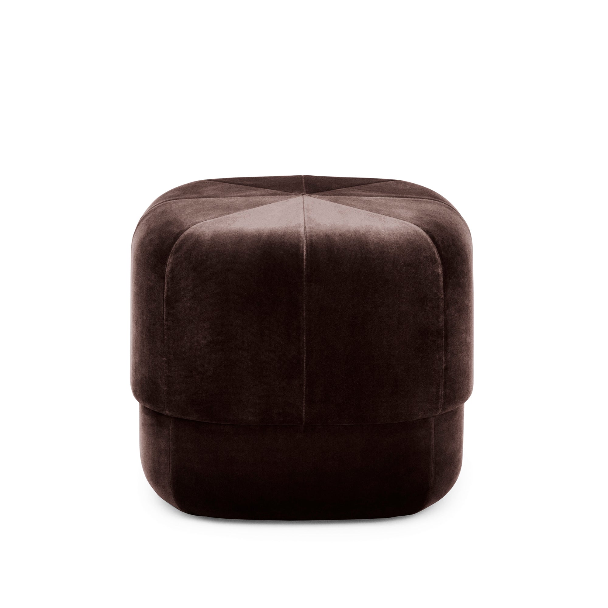 Normann Copenhagen - Circus Pouf klein | Velour coffee