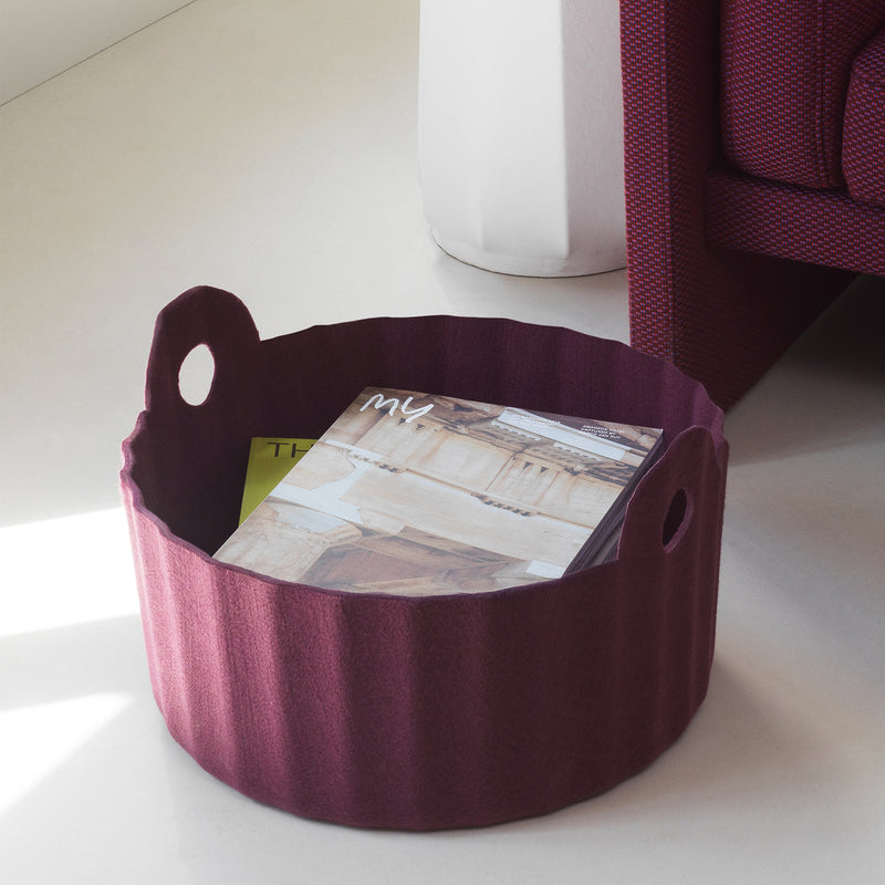 Normann Copenhagen - Colu Korb | burgundy