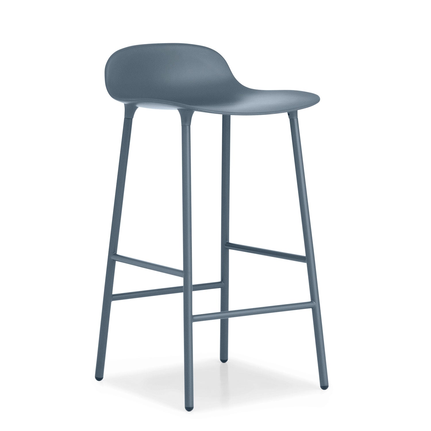Normann Copenhagen - Form Barhocker 65 (Stahl) | blau