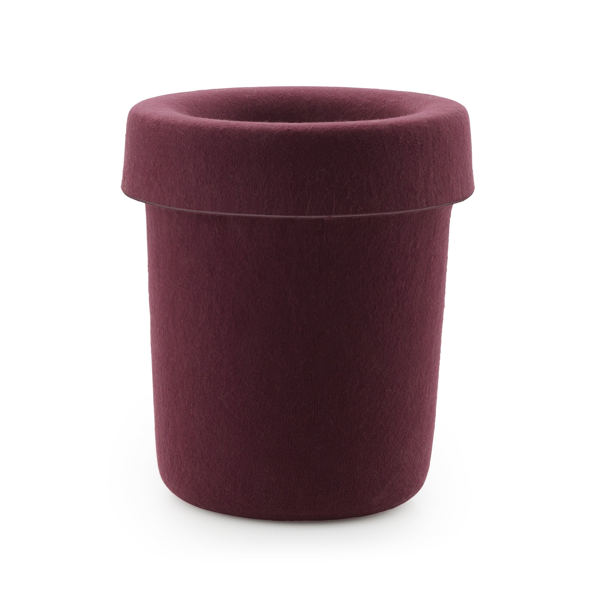 Normann Copenhagen - Hide Büroabfalleimer | burgundy