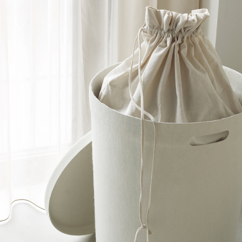 Normann Copenhagen - Hide Wäschekorb | Baumwollbeutel