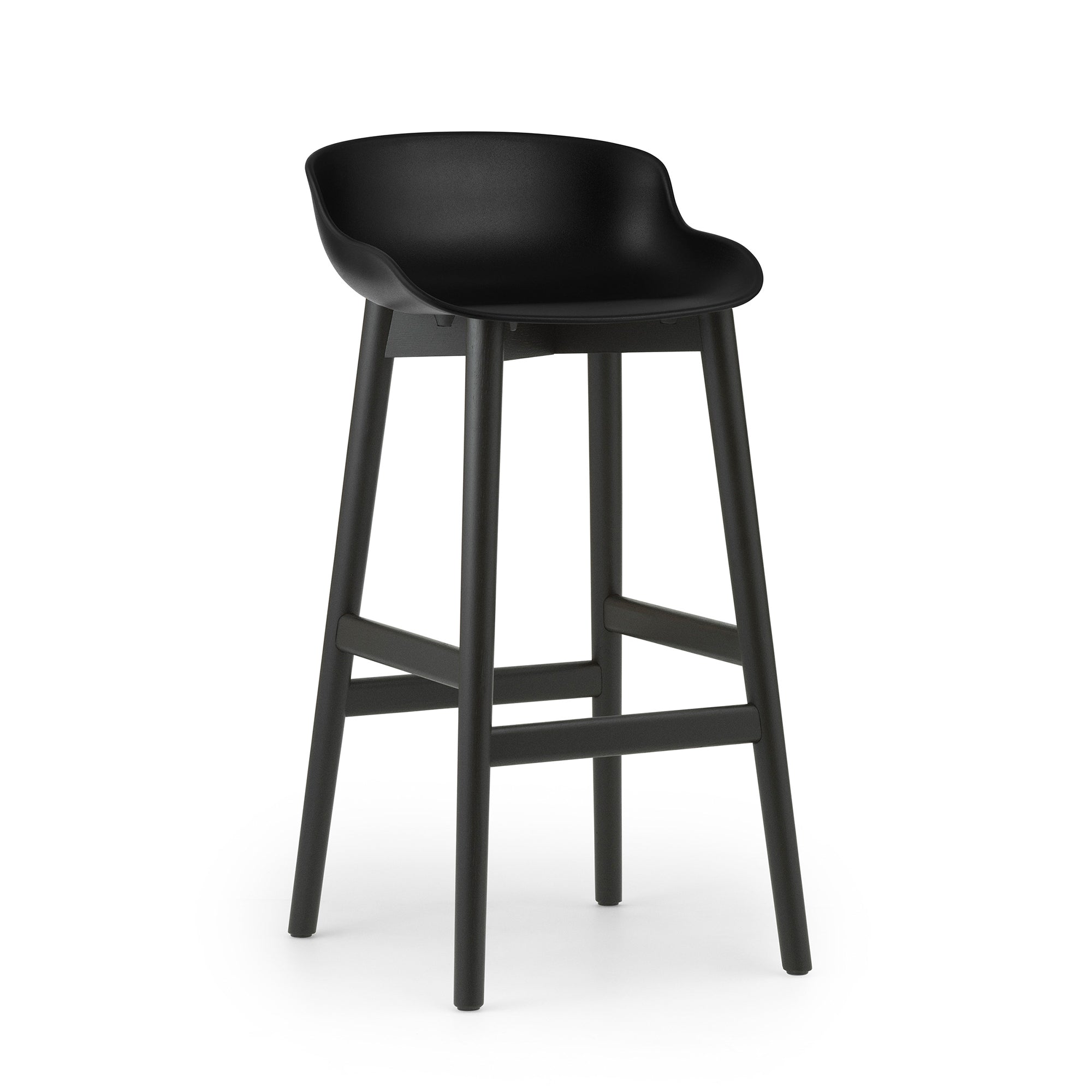 Normann Copenhagen - Hyg Barhocker | H 75 cm / Eiche schwarz