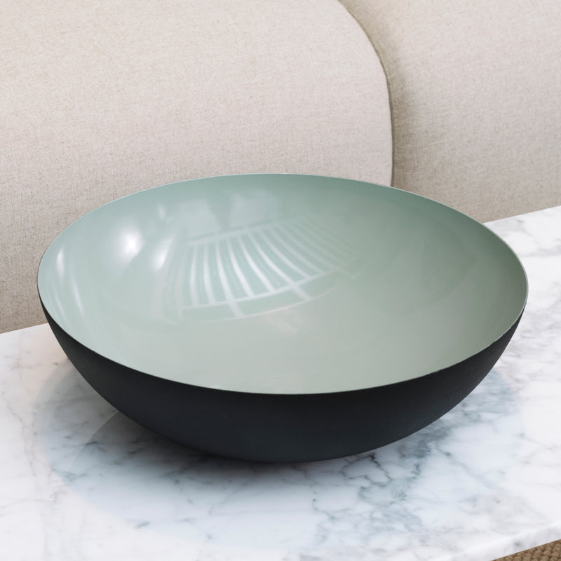 Normann Copenhagen - Krenit Schale | Ø 38 cm / staubgrün