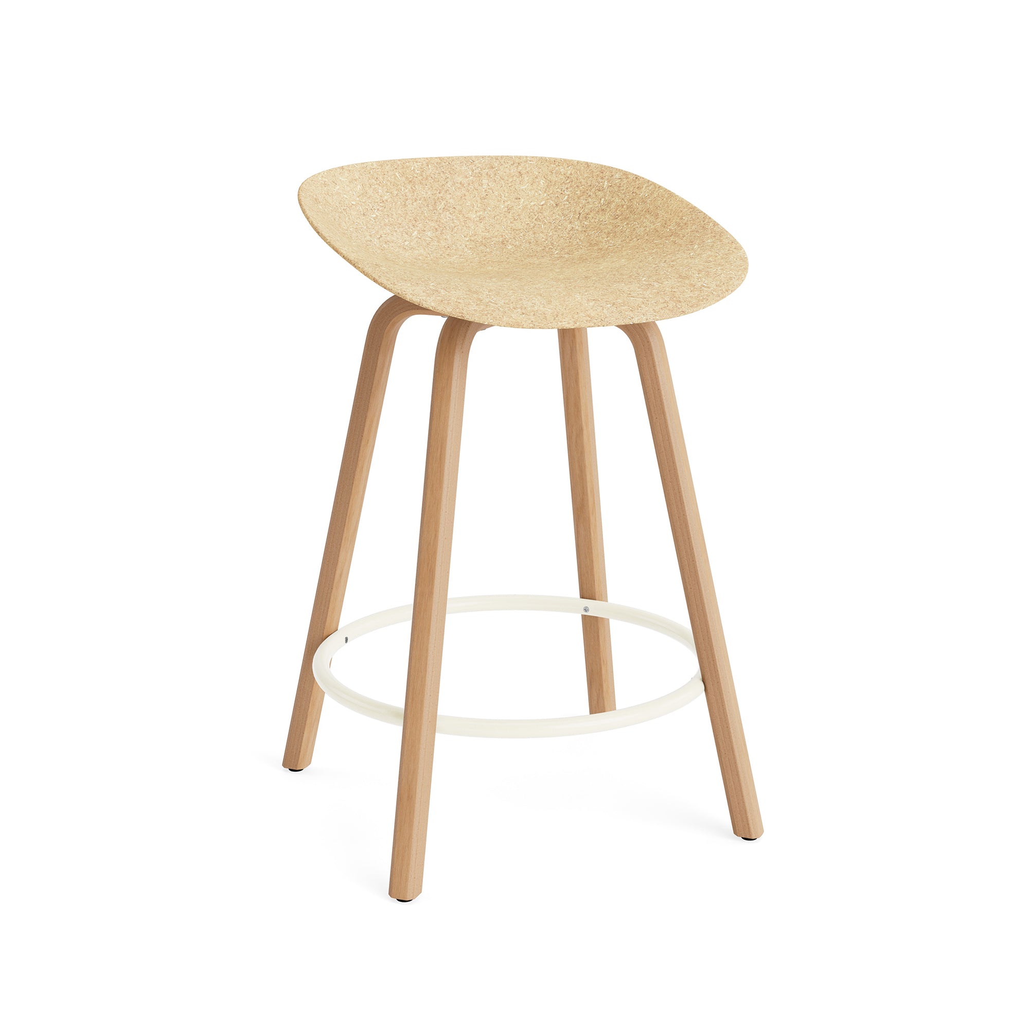 Normann Copenhagen - Mat Barhocker | Fußstütze cream / H 65 cm / hemp