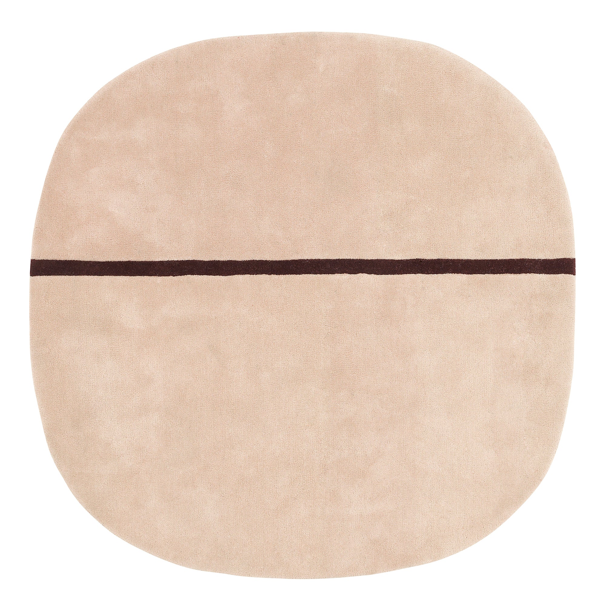Normann Copenhagen - Oona Teppich | 140 x 140 cm / rosé