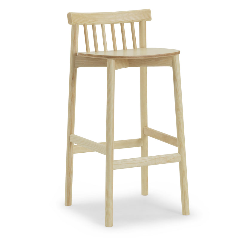 Normann Copenhagen - Pind Barstuhl | H 75 cm / Esche natur