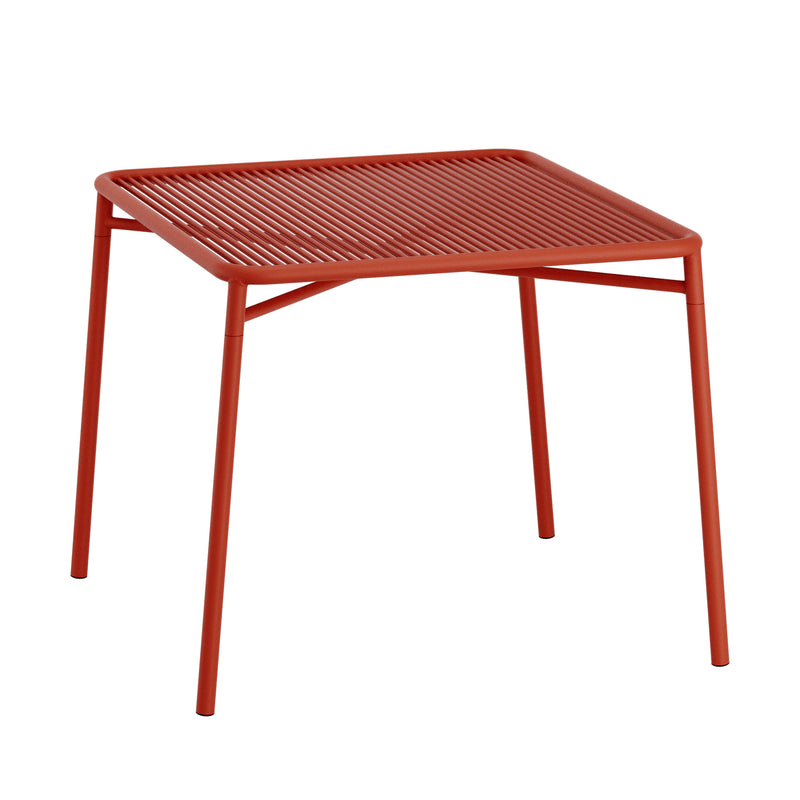 OUT Objekte unserer Tage - Ivy Gartenesstisch | 90 x 90 cm / sienna rot