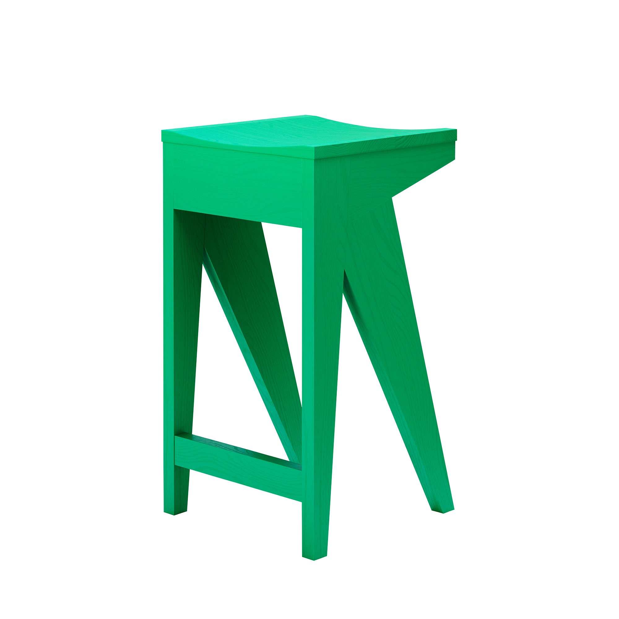 OUT Objekte unserer Tage - Schulz Barhocker | 65 cm / smaragd