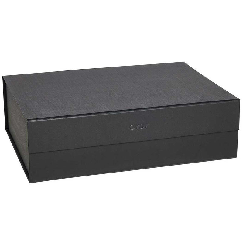 OYOY - Hako Aufbewahrungsbox | 45 x 33 cm / schwarz