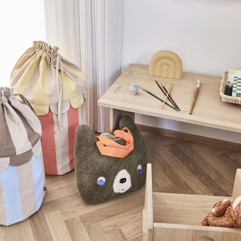 OYOY Mini - Saga Aufbewahrungskorb | ice blue/red
