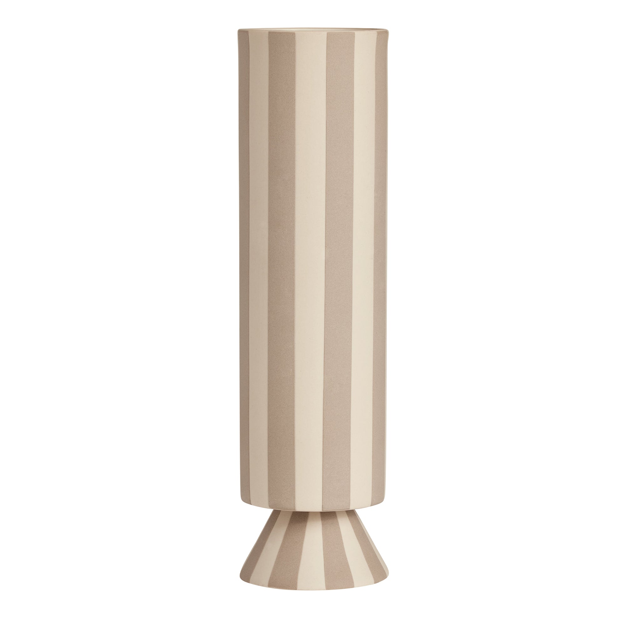 OYOY - Toppu Vase | Ø 8,5 x H 31 cm / clay