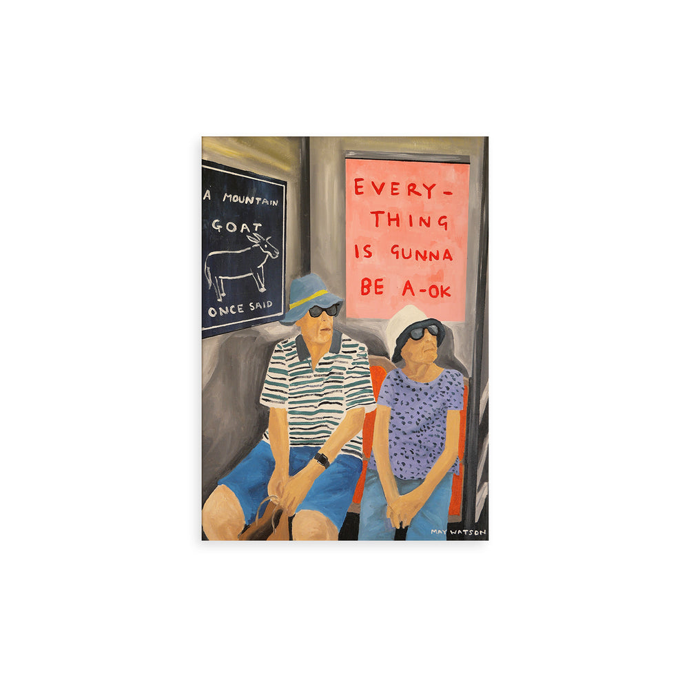 Paper Collective - Everything Is Gunna Be OK Poster | 30 x 40 cm