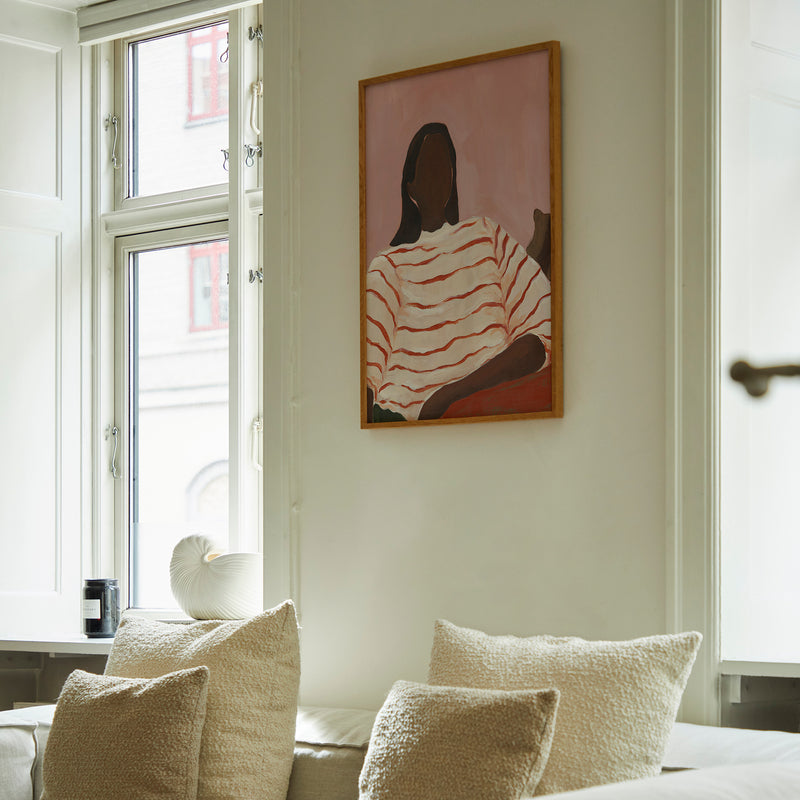 Paper Collective - Red Stripes Poster