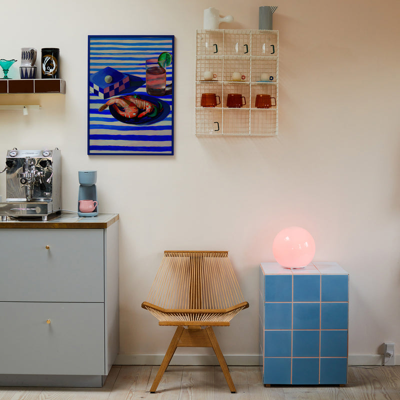 Paper Collective - Shrimp Stripes Poster