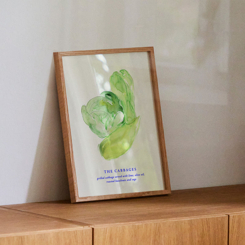 Paper Collective - The Cabbages Poster | 30 x 40 cm