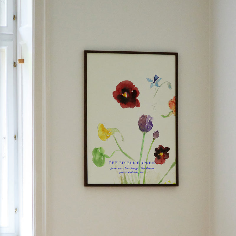 Paper Collective - The Edible Flowers Poster | 50 x 70 cm