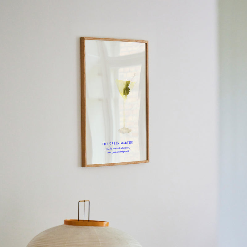 Paper Collective - The Green Martini Poster | 50 x 70 cm