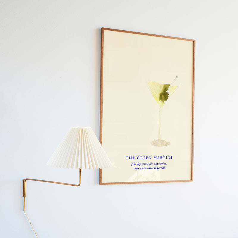 Paper Collective - The Green Martini Poster | 70 x 100 cm