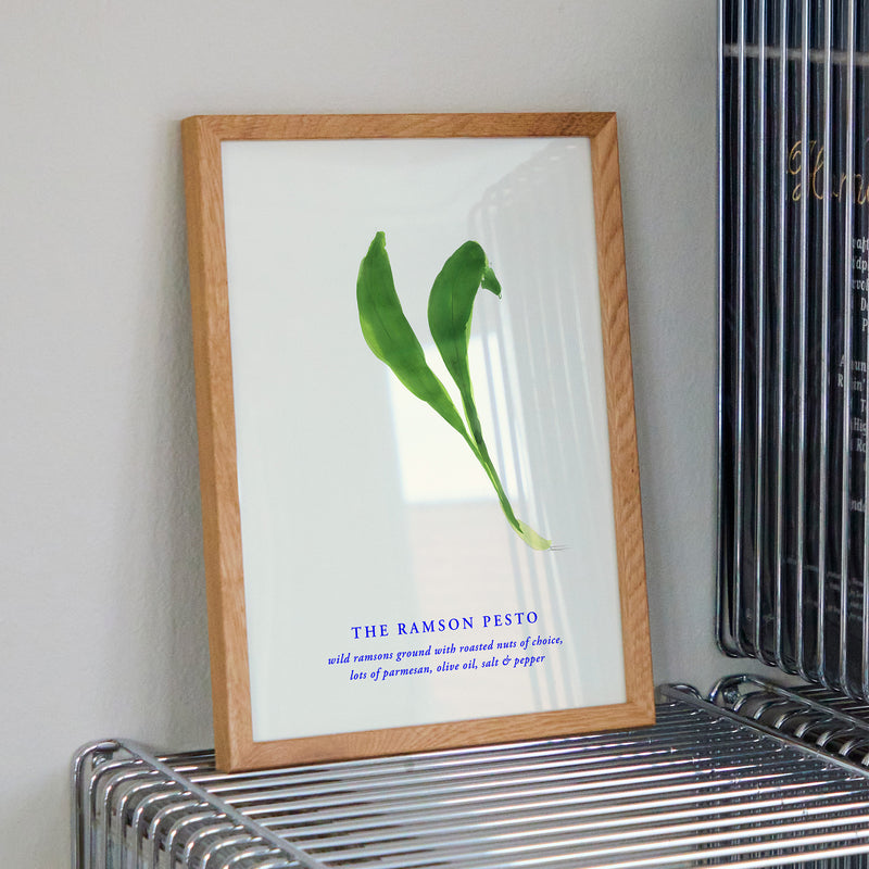 Paper Collective - The Ramson Pesto Poster | 30 x 40 cm