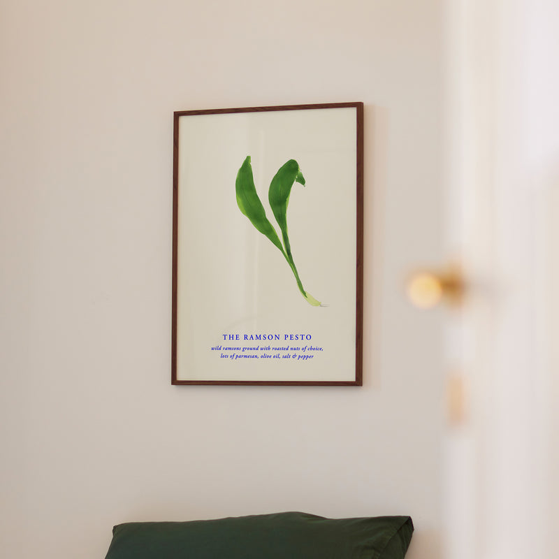 Paper Collective - The Ramson Pesto Poster | 50 x 70 cm