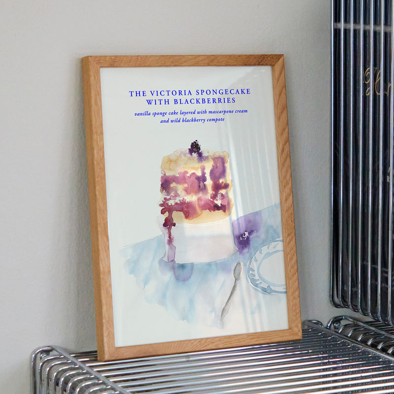 Paper Collective - The Victoria Spongecake Poster | 30 x 40 cm