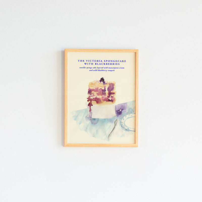 Paper Collective - The Victoria Spongecake Poster | A4