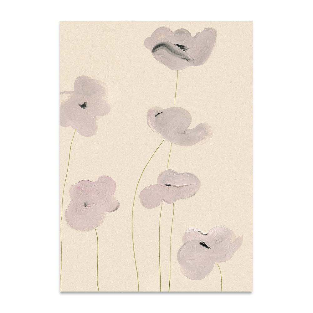 Paper Collective - White Vallmo Poster | 50 x 70 cm