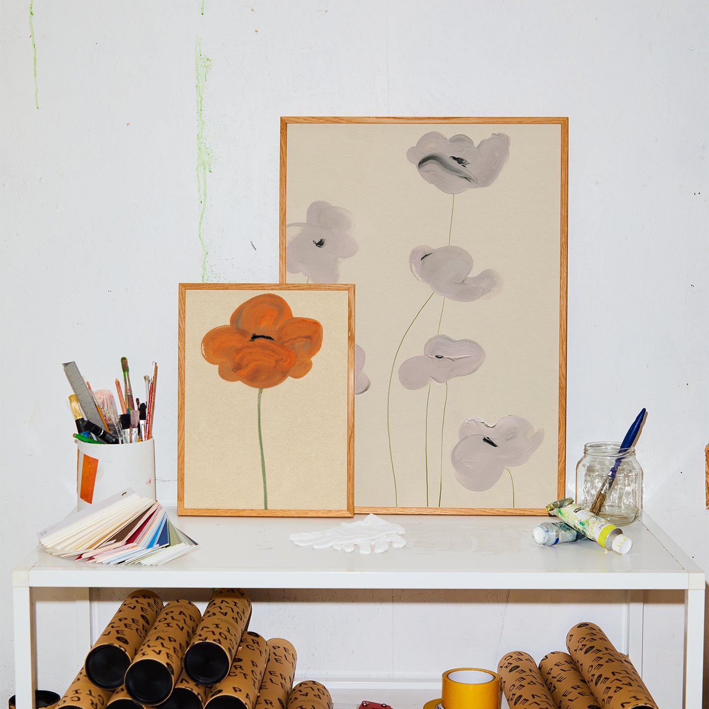 Paper Collective - Orange Vallmo Poster