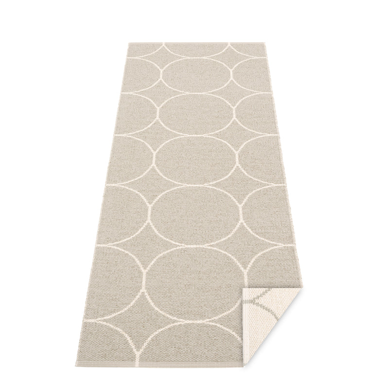 Pappelina - Boo Wendeteppich (70 cm) | 70 x 200 cm / linen/vanilla
