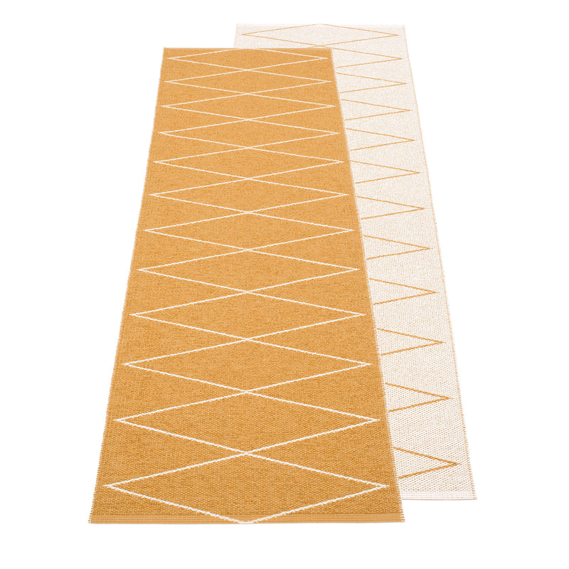 Pappelina - Max Wendeteppich (70 cm) | 70 x 240 cm / ocker/vanilla