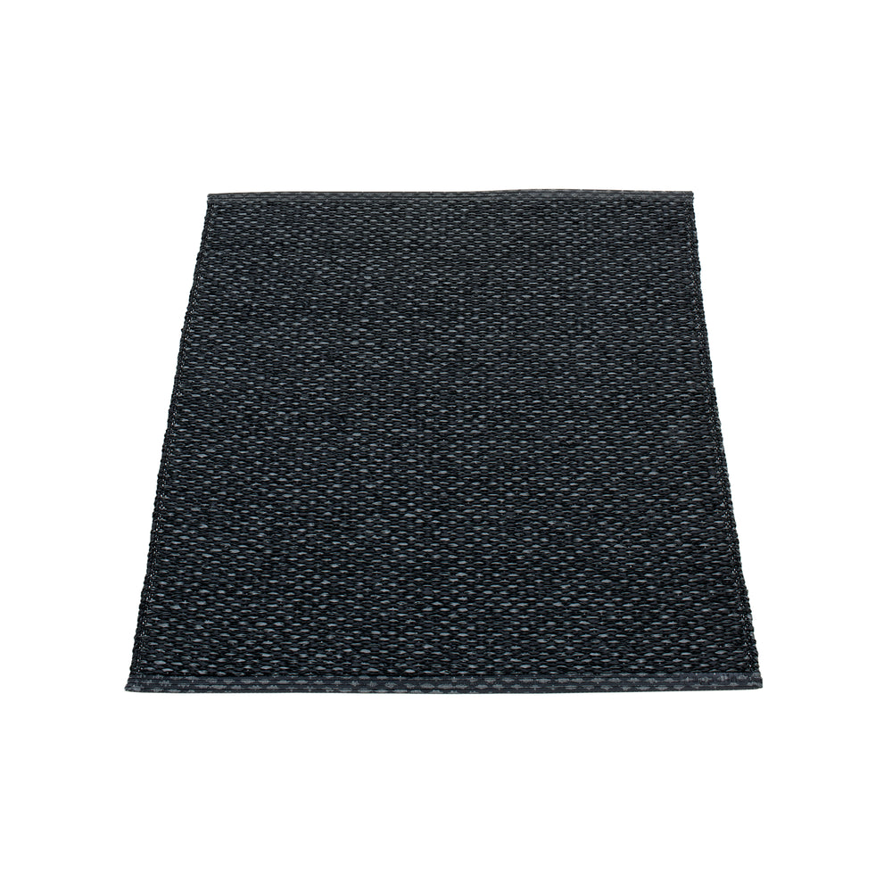Pappelina - Svea Teppich (70 cm) | 70 x 90 cm / black metallic/black