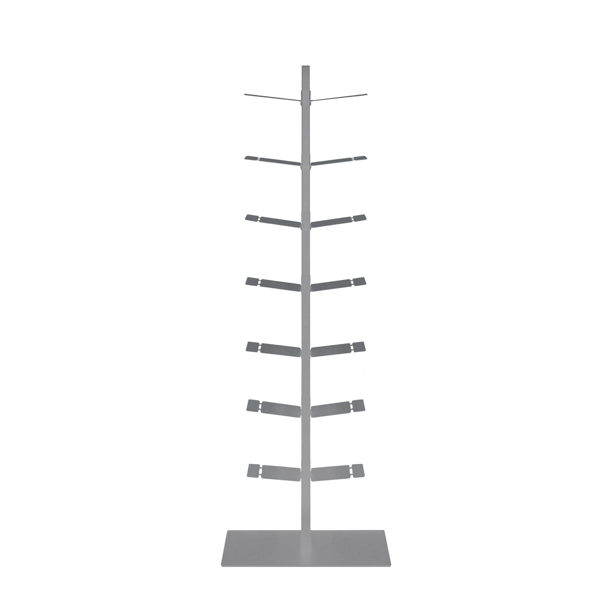 Radius Design - Booksbaum Standregal | big double / silber