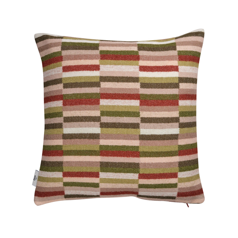Røros Tweed - Ida Kissen | olive burgundy
