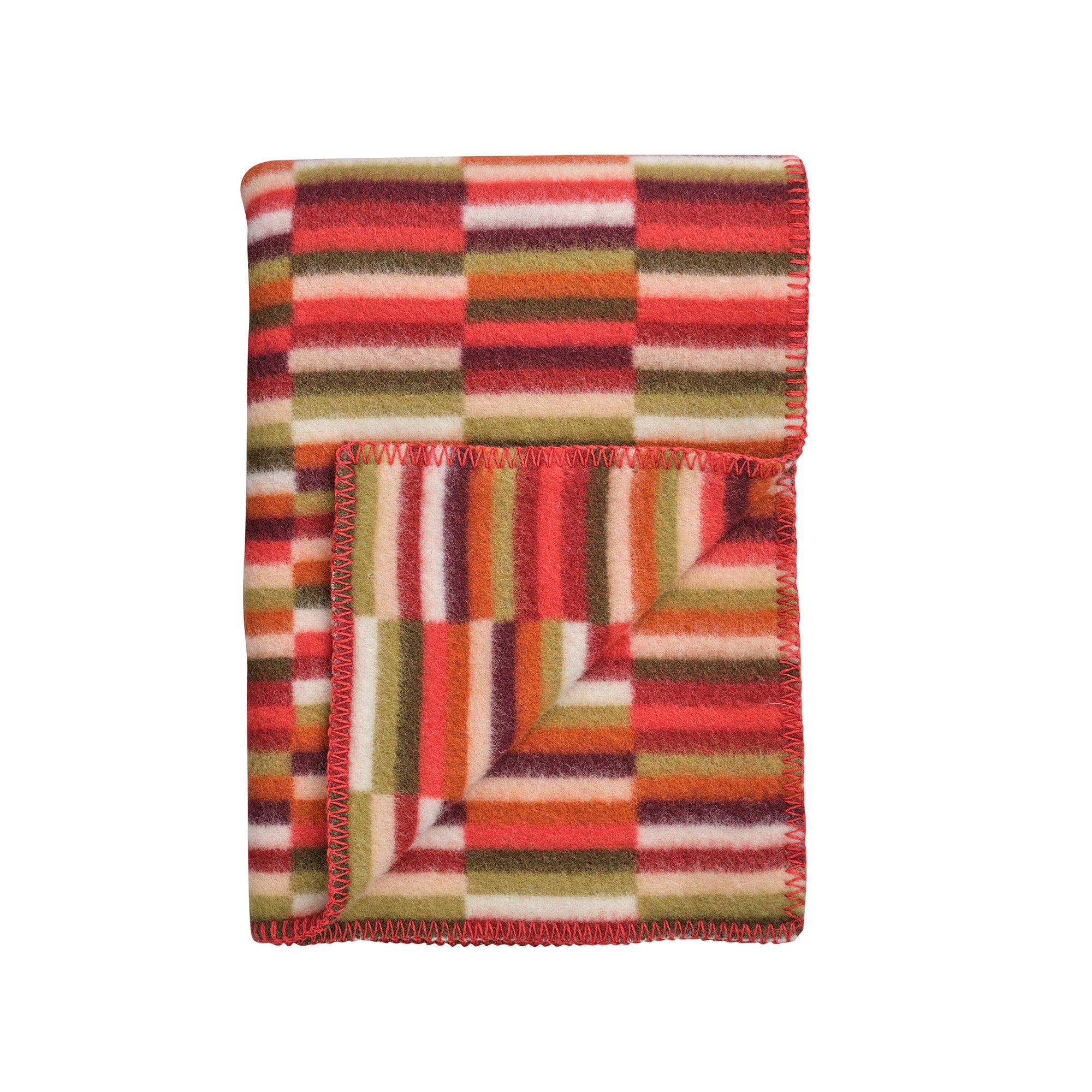 Røros Tweed - Ida Wolldecke | red shades
