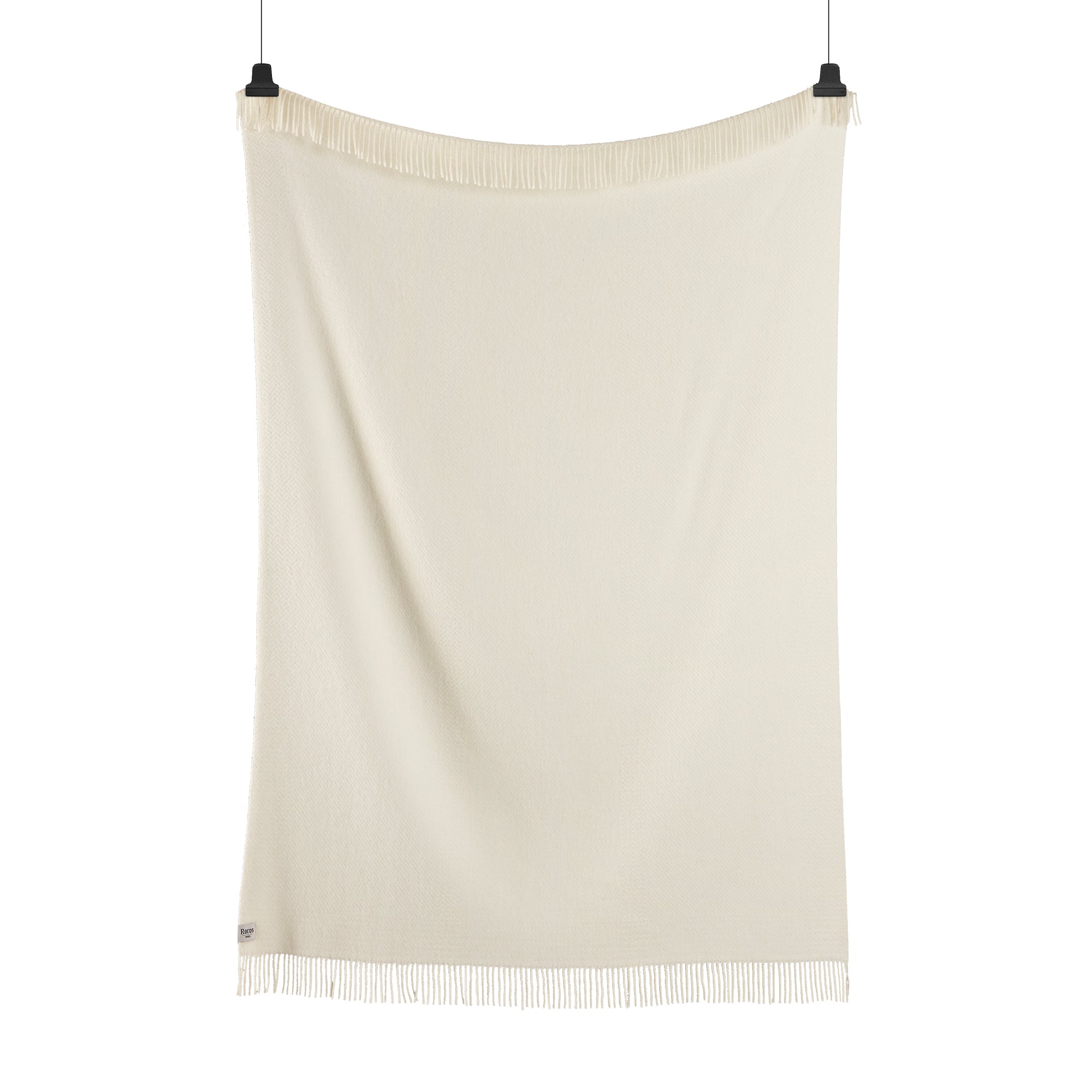 Røros Tweed - Kattefot Wolldecke | creme
