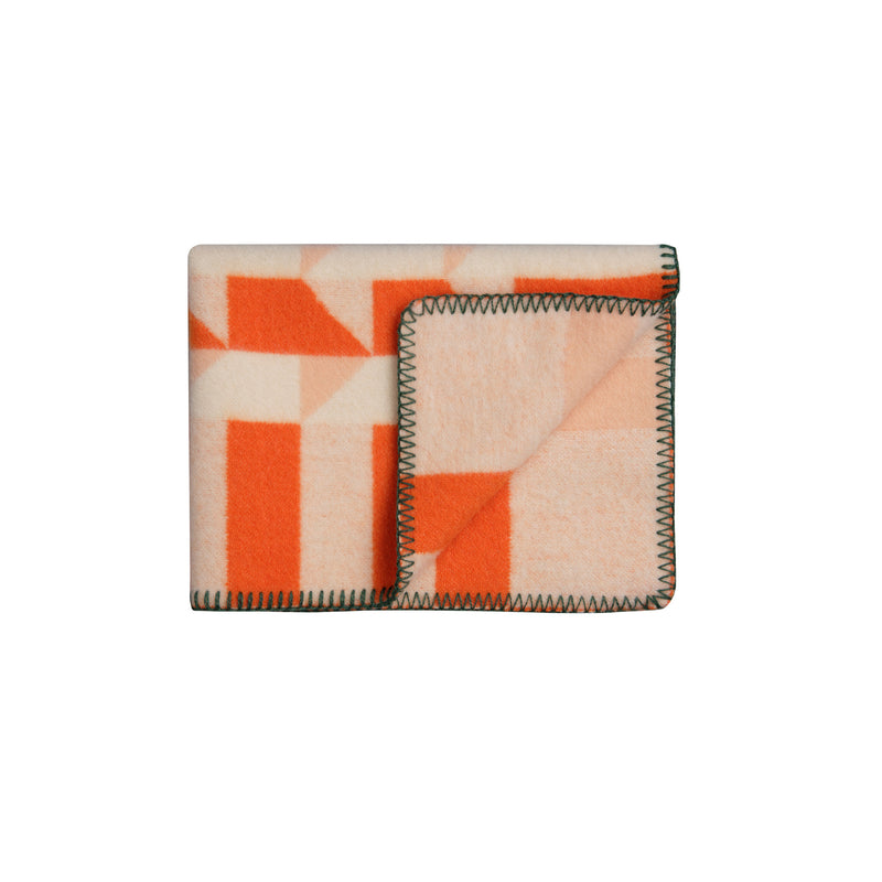 Røros Tweed - Kvam Babydecke | orange