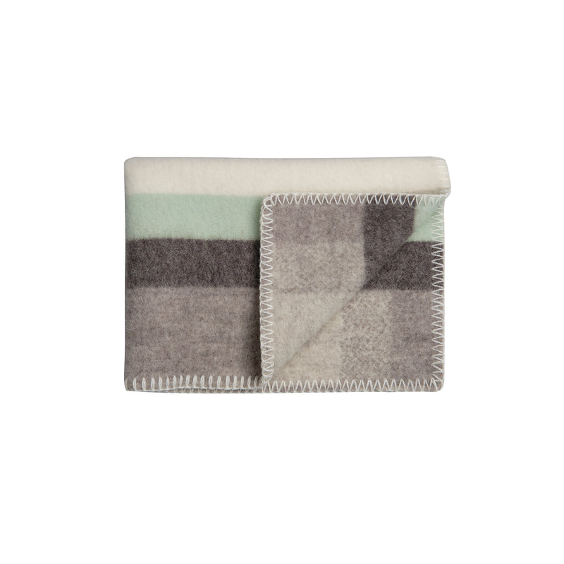 Røros Tweed - Mikkel Baby Wolldecke | grau