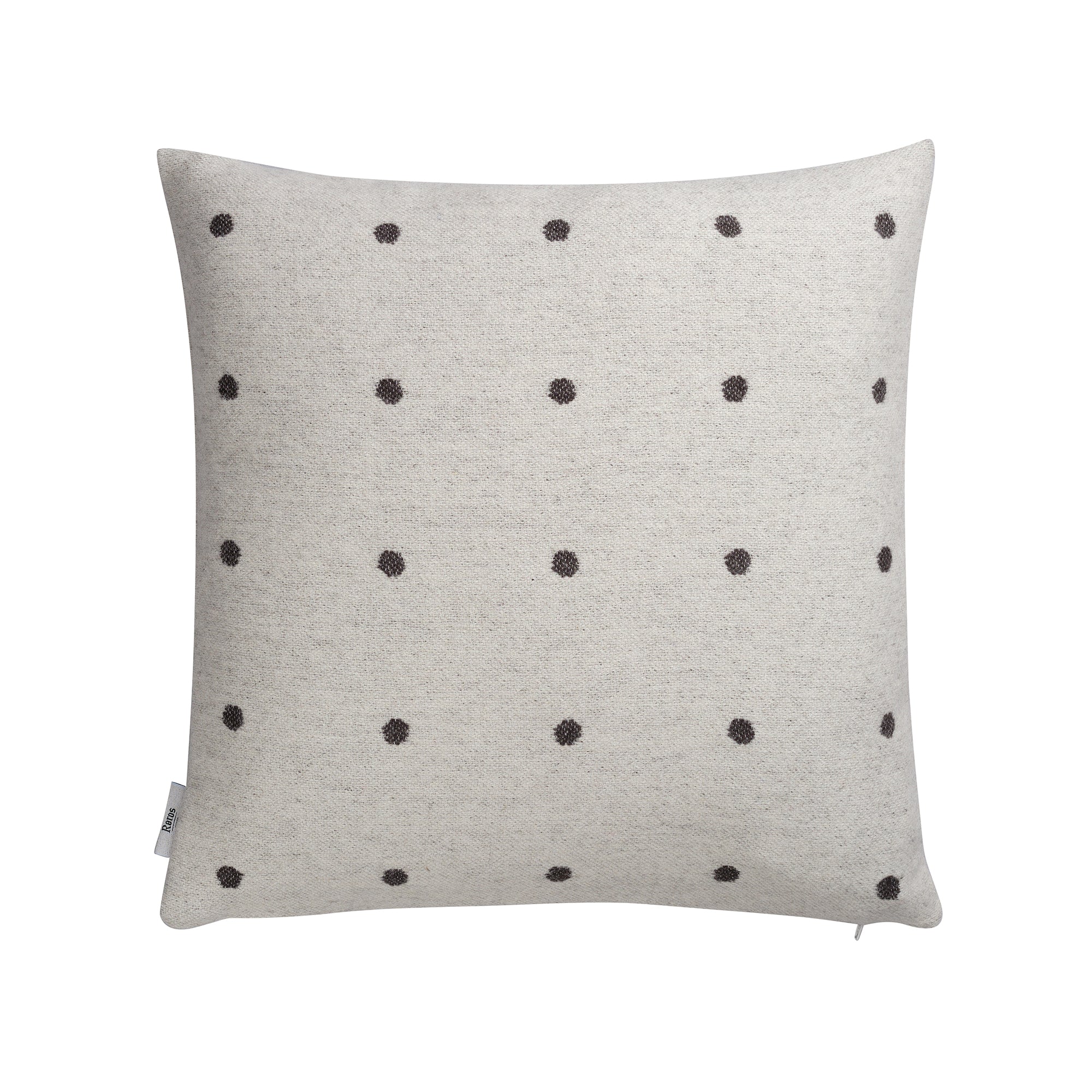 Røros Tweed - Pastille Kissen | schwarz/weiß