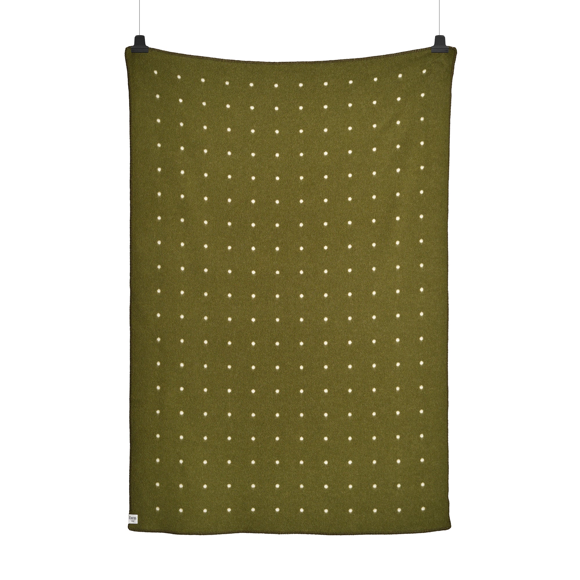 Røros Tweed - Pastille Wolldecke | green moss