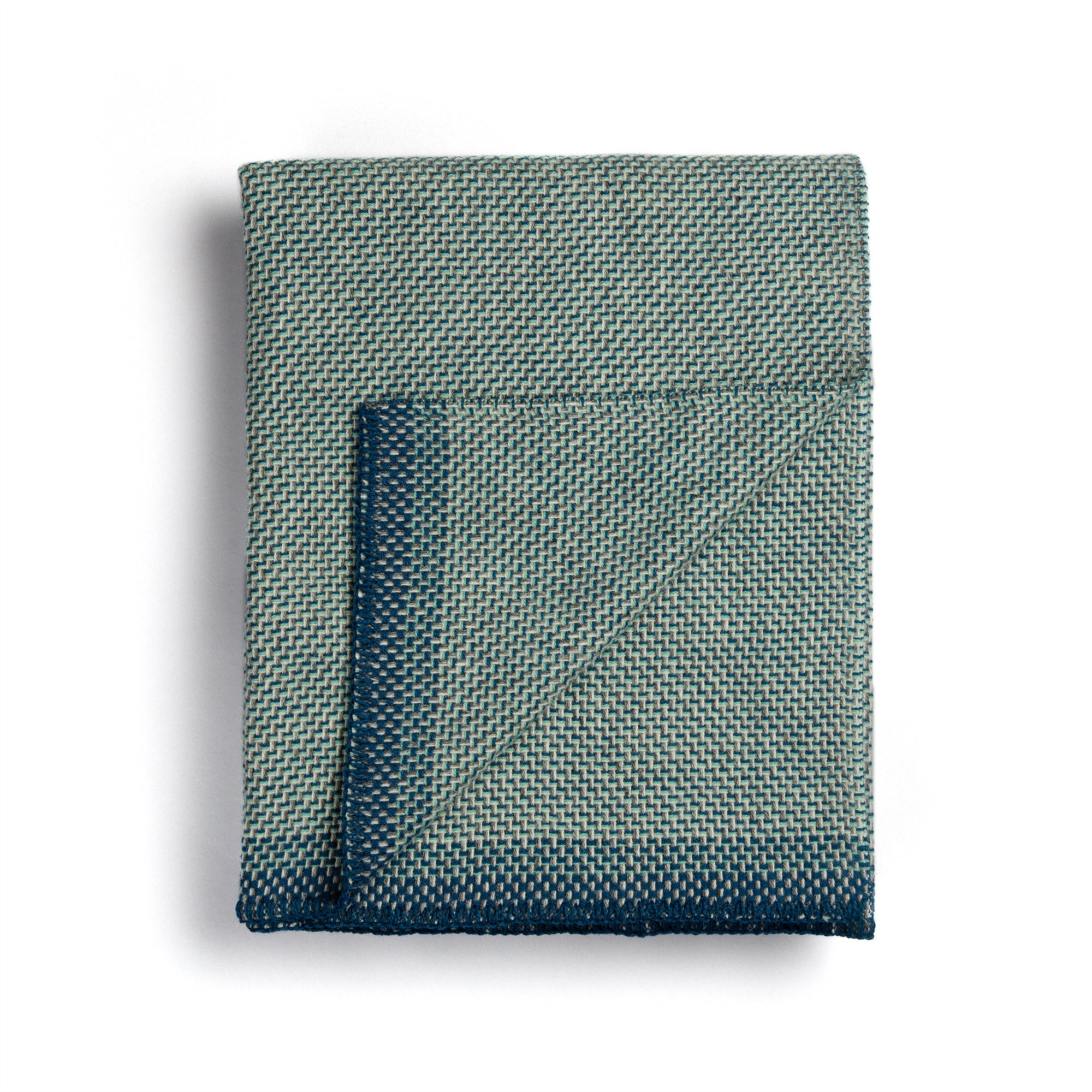Røros Tweed - Una Wolldecke | blau