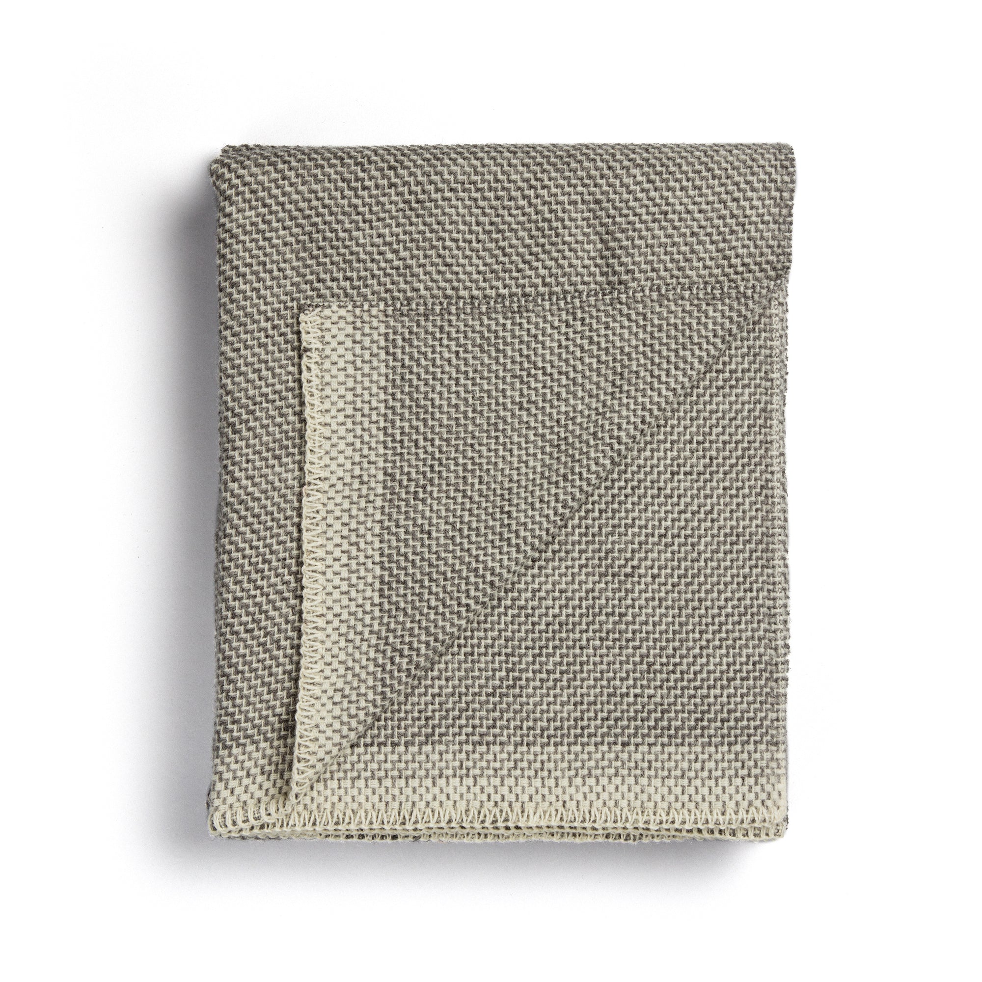Røros Tweed - Una Wolldecke | grau
